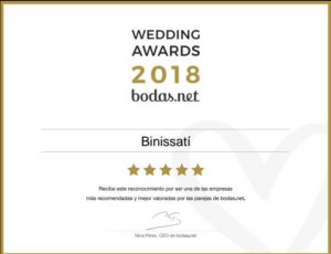 Premio 2018 Finca Binissati